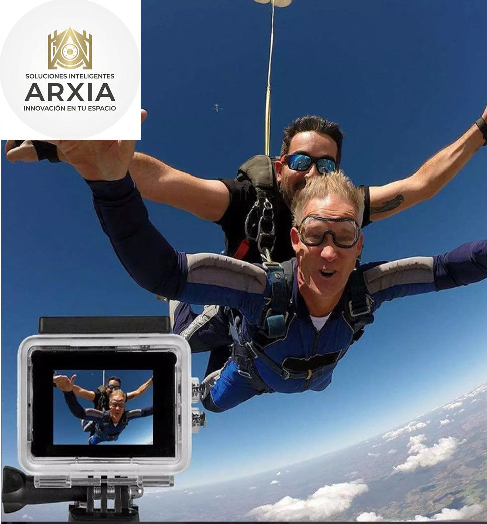 CÁMARA SEMI PROFESIONAL "GO PRO" CON ADITAMENTOS TÁCTICOS
