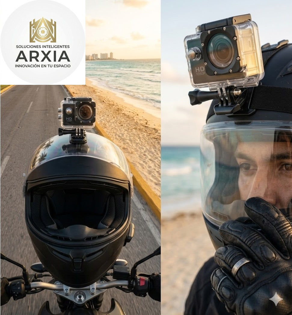 CÁMARA SEMI PROFESIONAL "GO PRO" CON ADITAMENTOS TÁCTICOS