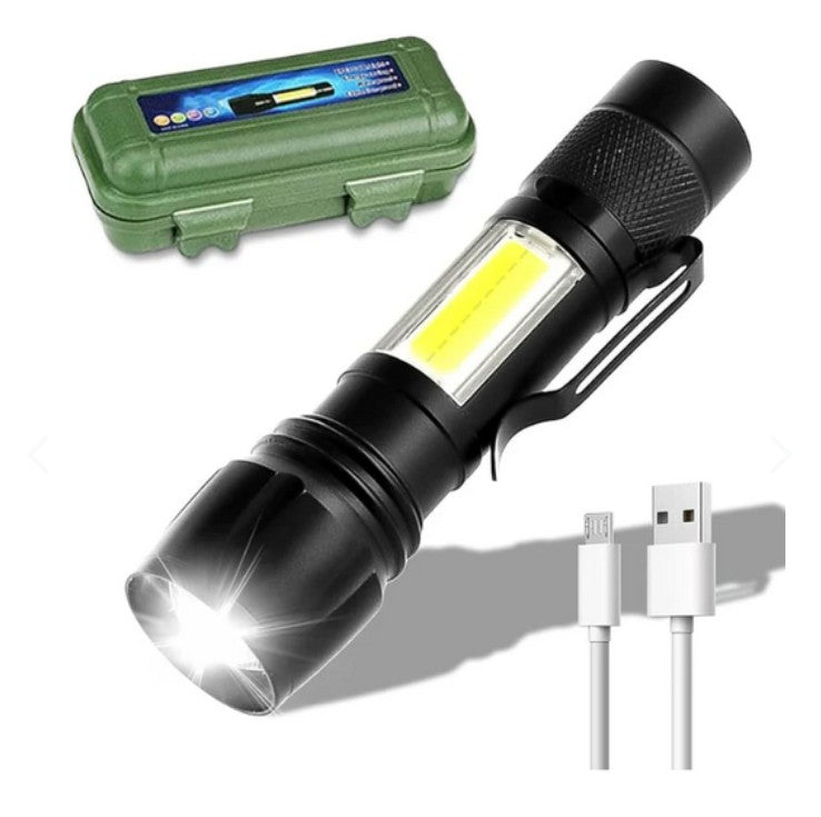 UP SELL ITEM ONLY - LINTERNA TÁCTICA RECARGABLE (USB)